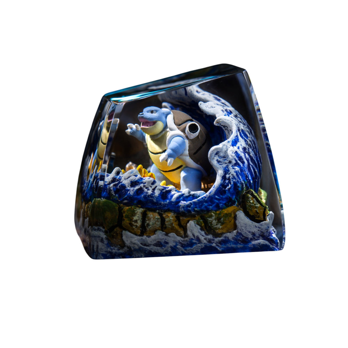 Blastoise resin artisan keycap