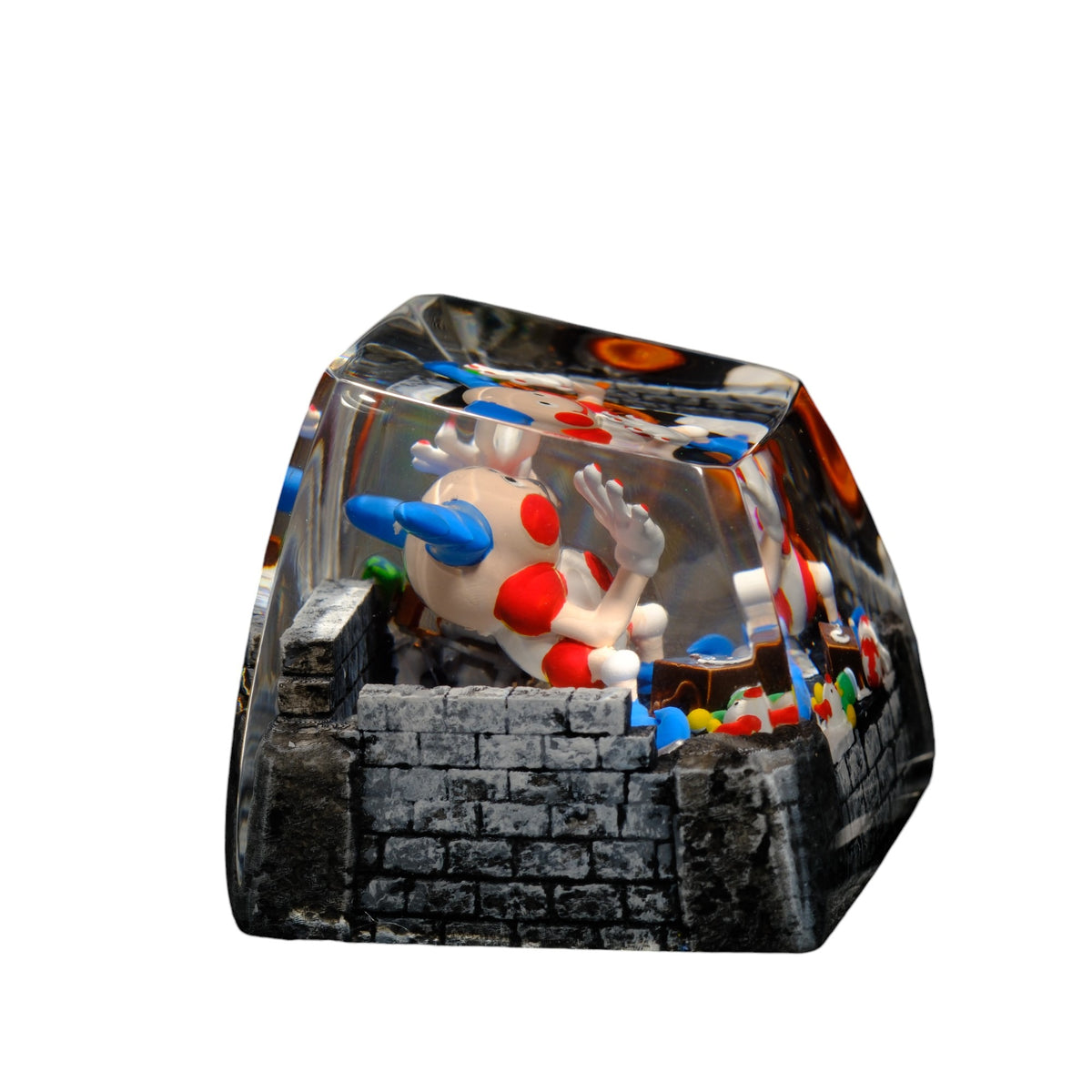 The Clown #2 resin artisan keycap