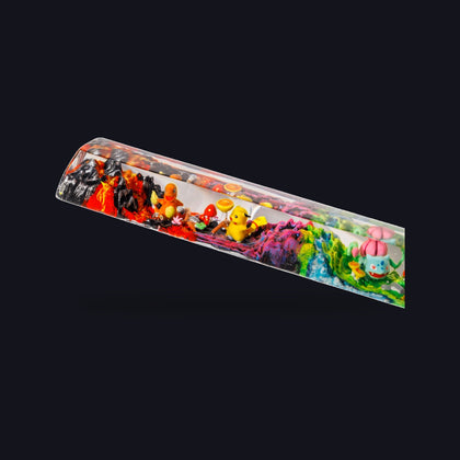 Charmander, Pikachu, Bulbasaur & Squirtle Resin Spacebar