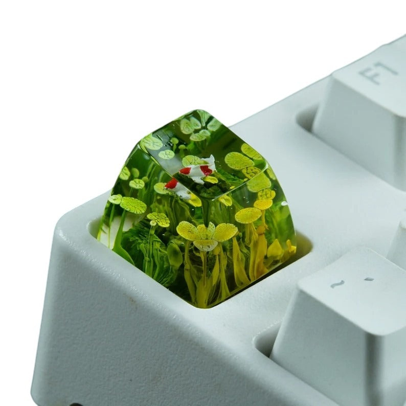 Koi Fish #2 resin artisan keycap