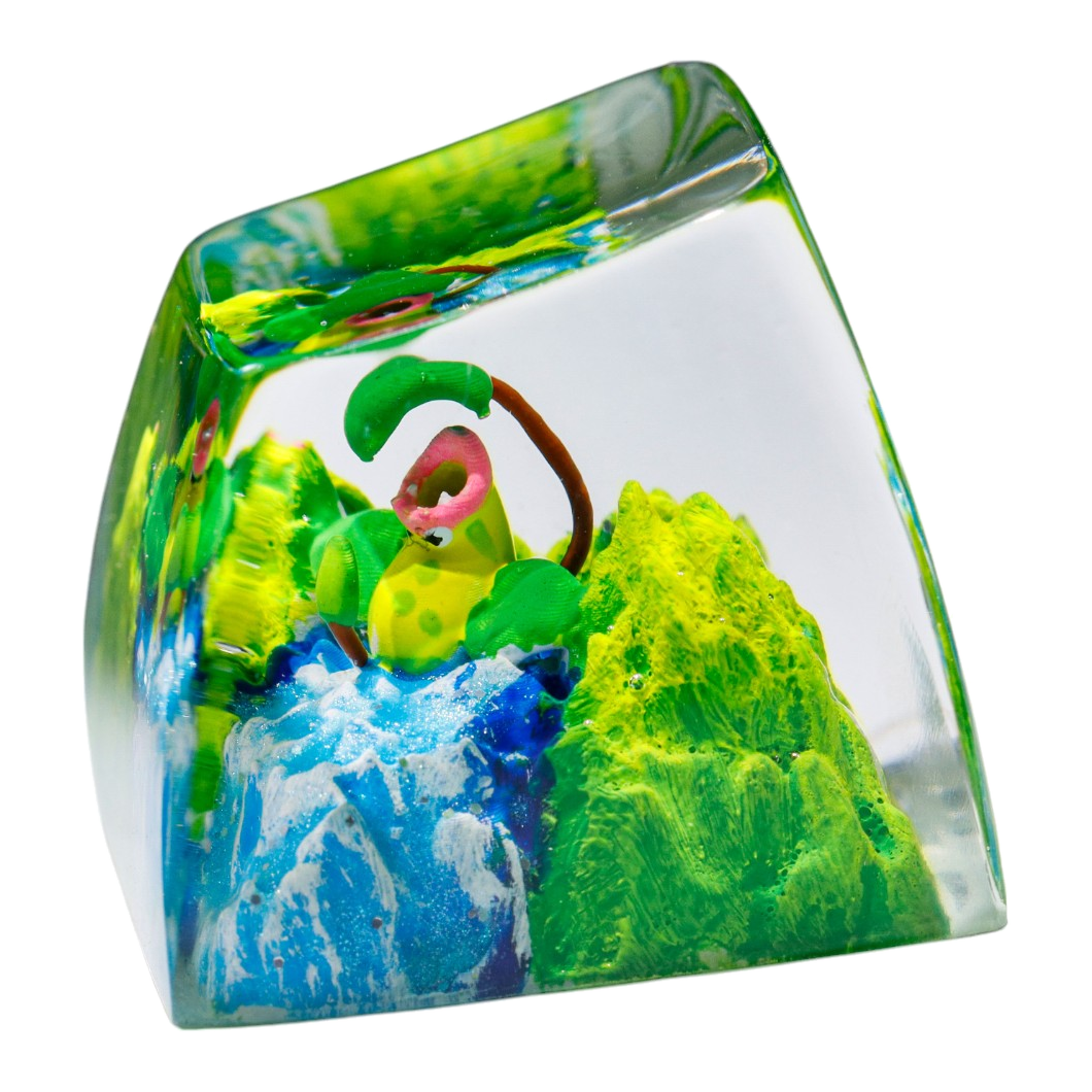 Victreebel resin artisan keycap