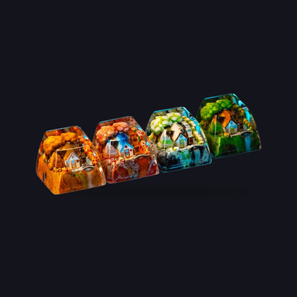 Dream House Resin Keycap