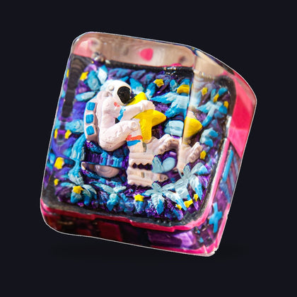 Astronaut Pink #3 Resin Keycap