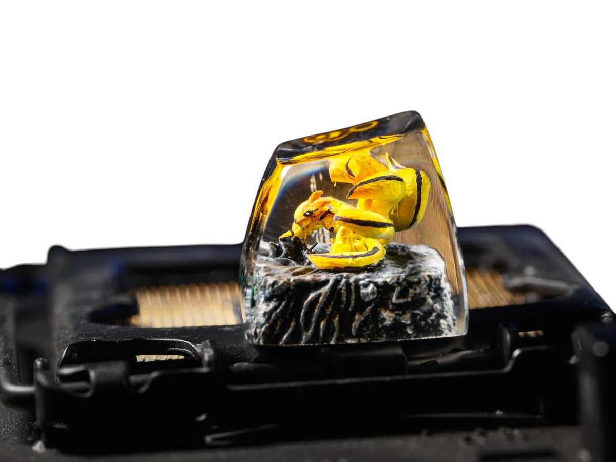 Nine-Tails resin artisan keycap