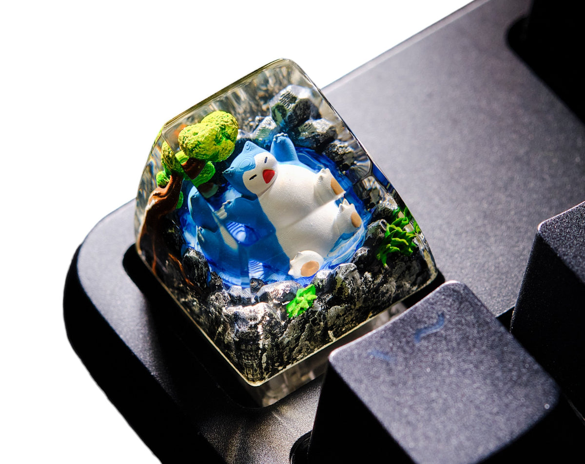 Snorlax resin artisan keycap