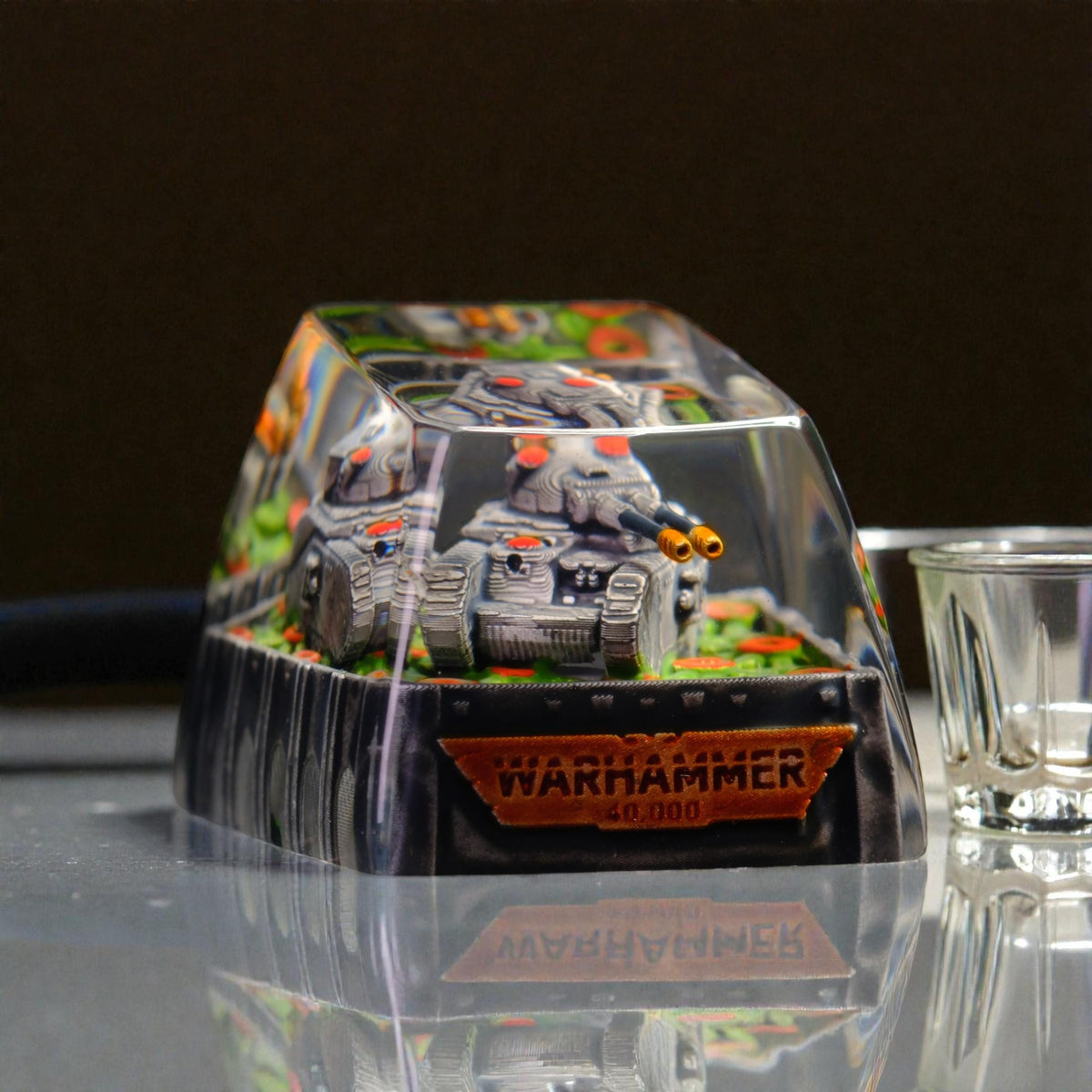 Battle Tank resin artisan keycap