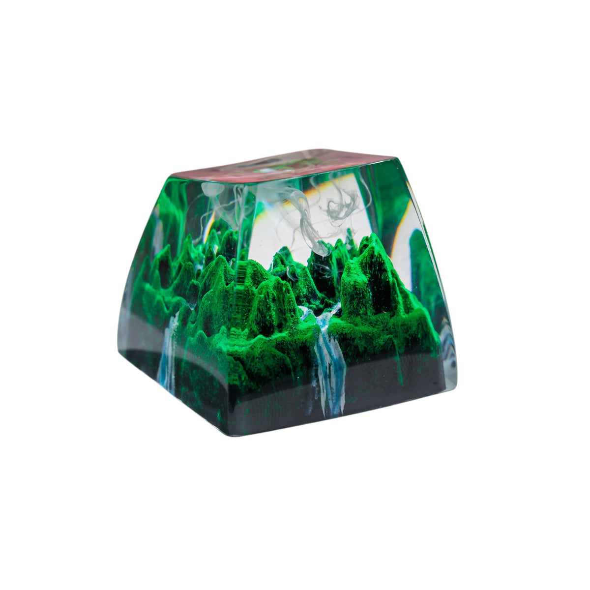 Forest resin artisan keycap