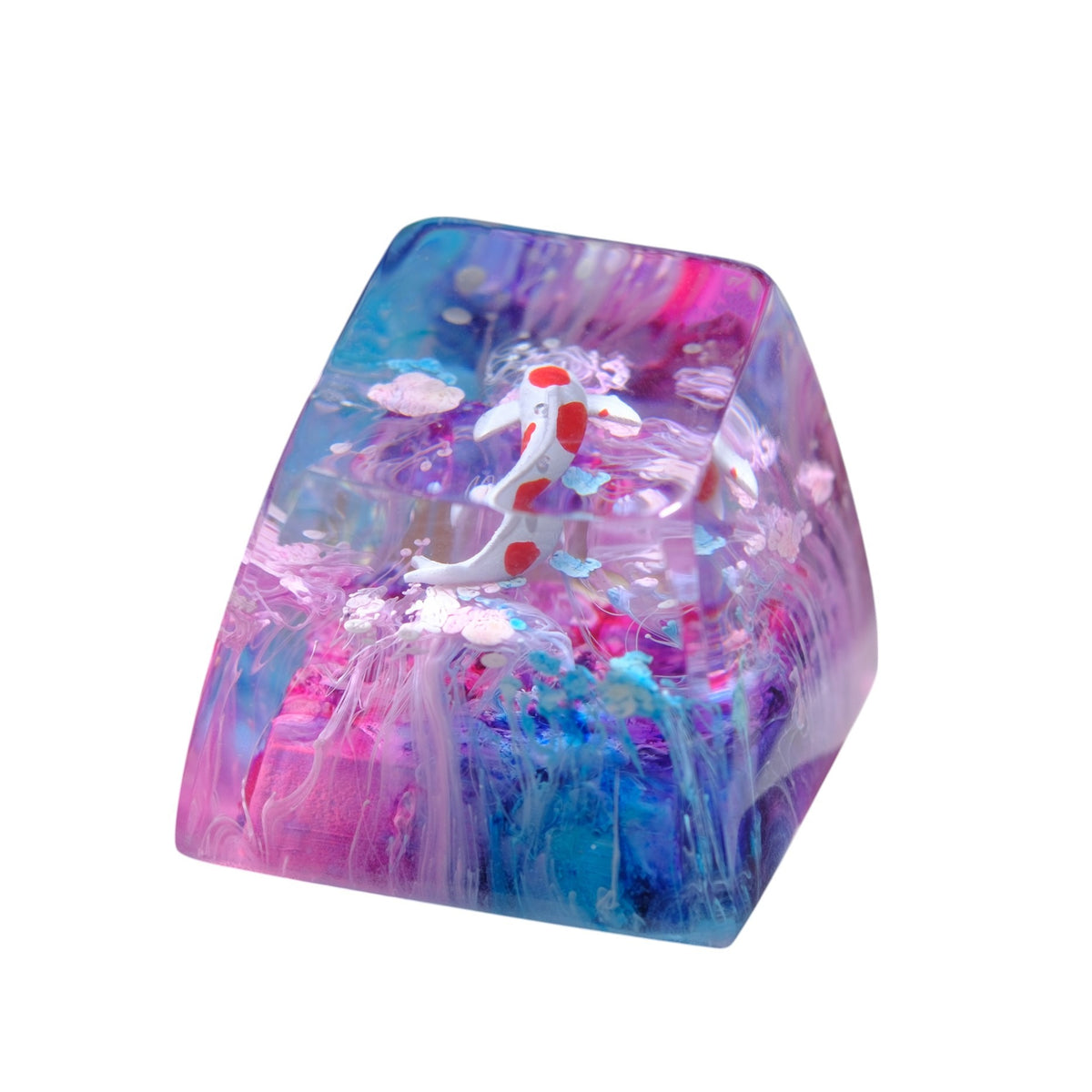 Koi Fish #4 resin artisan keycap