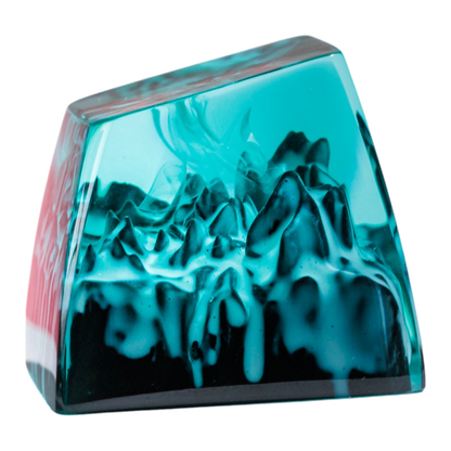Snowscape resin artisan keycap