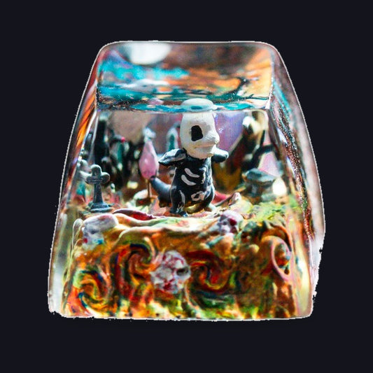 Halloween Resin Keycap — studio square