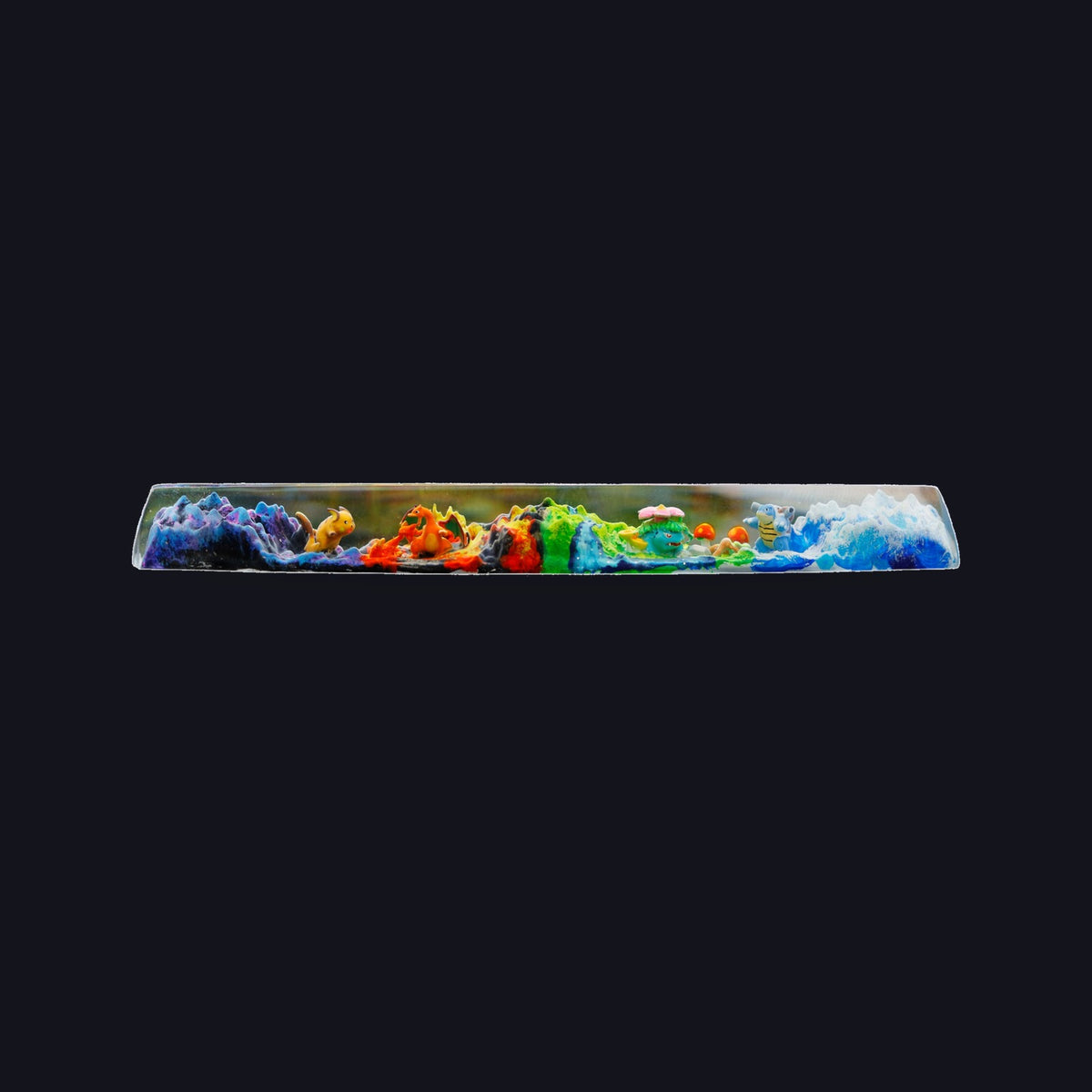 Raichu, Charizard, Venusaur & Blastoise Resin Spacebar — studio square