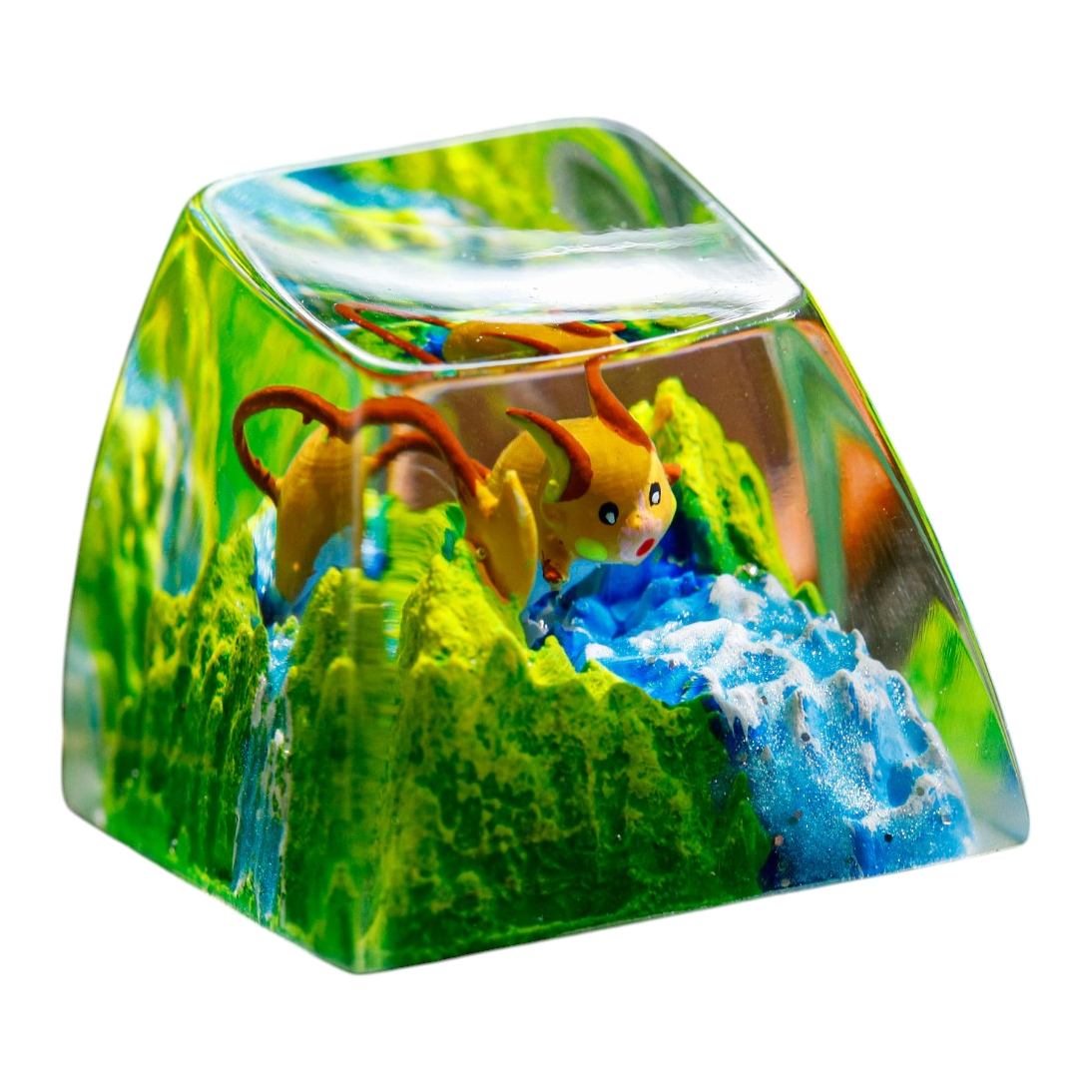 Raichu resin artisan keycap