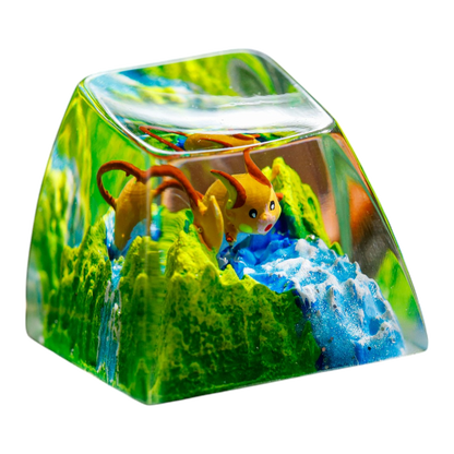 Raichu resin artisan keycap