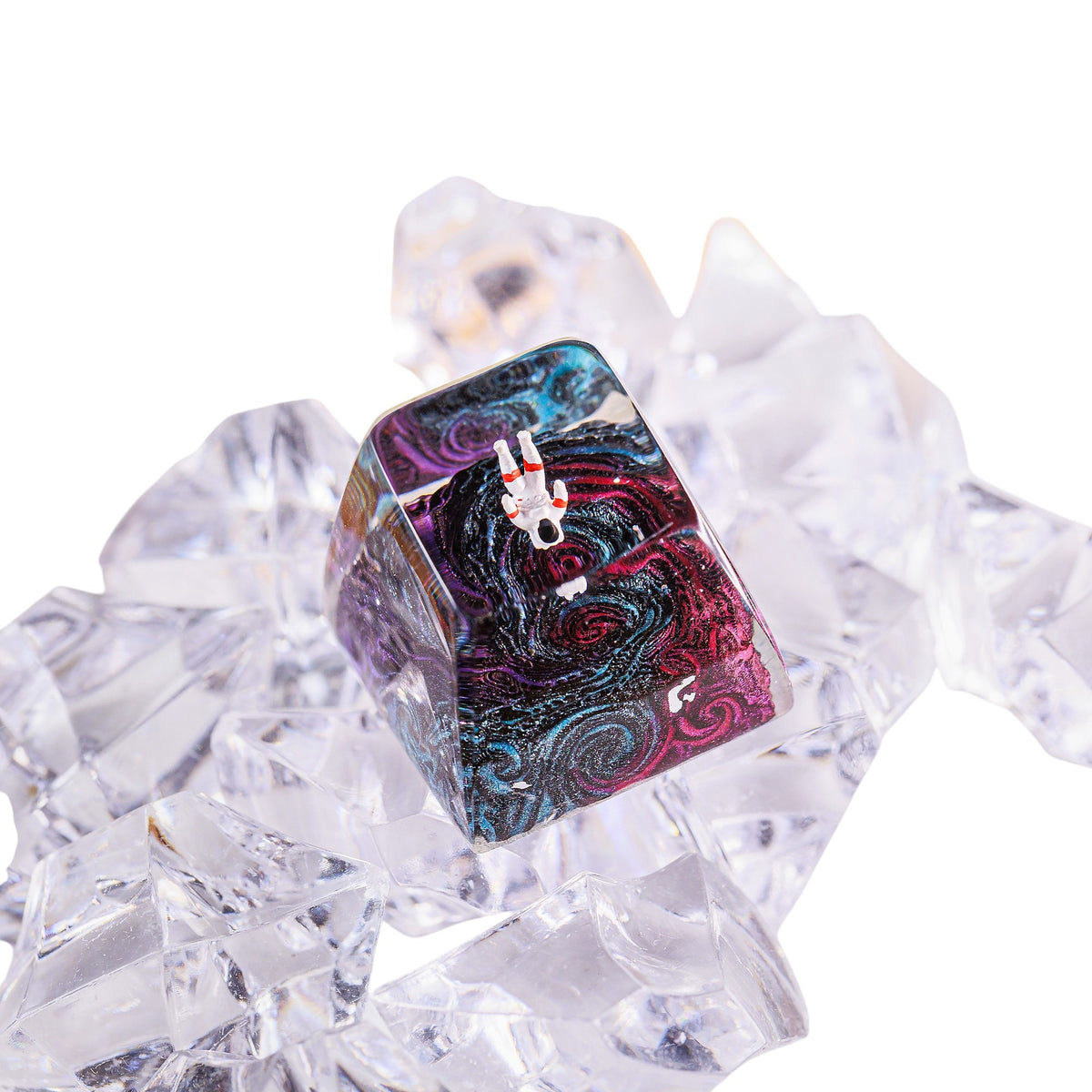 Astronaut resin artisan keycap