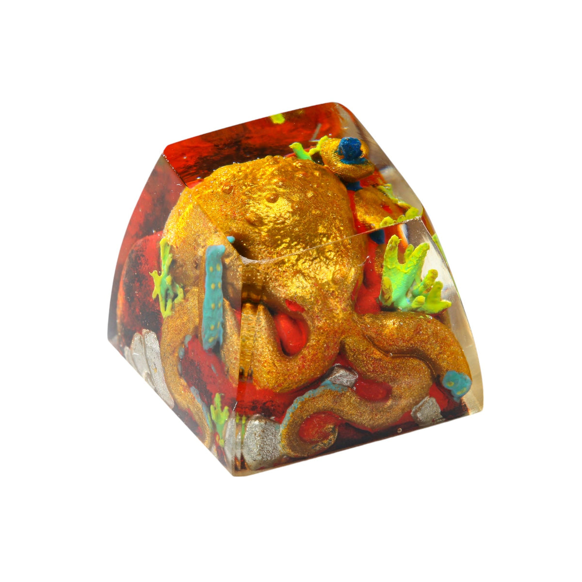 Octopus resin artisan keycap