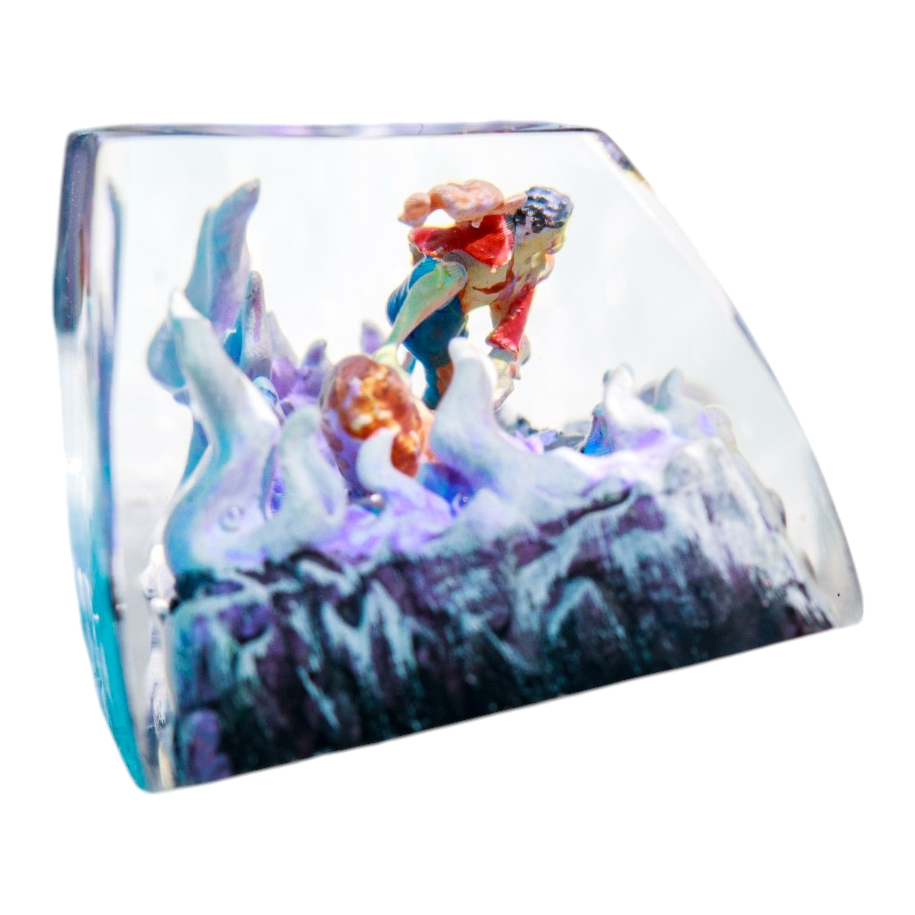 Luffy #2 resin artisan keycap