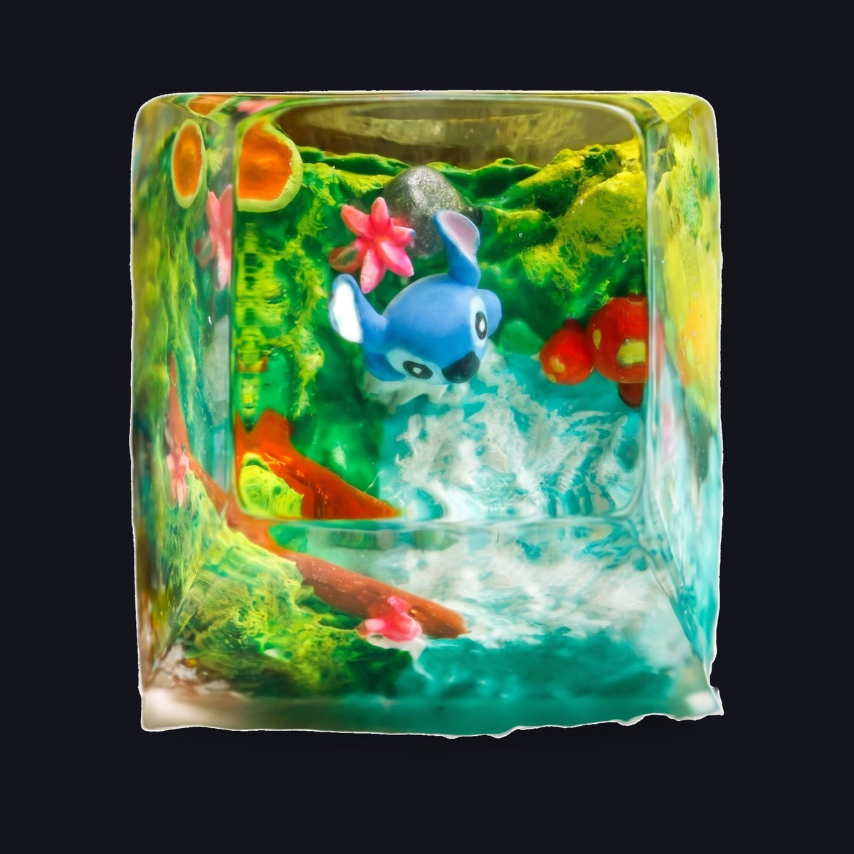 Mini Figure Resin Keycap — top view