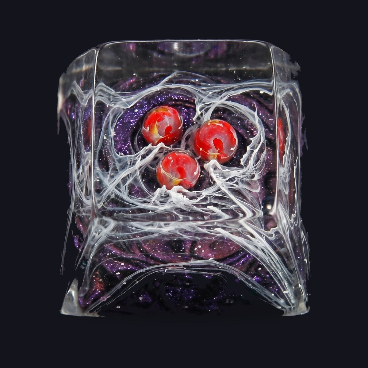 Mars Resin Keycap — top view