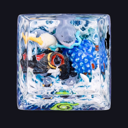Kisame Resin Keycap — top view