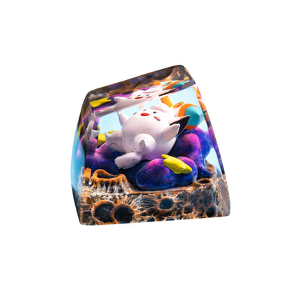 Clefairy resin artisan keycap