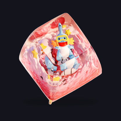 Mudkip Resin Keycap — studio square