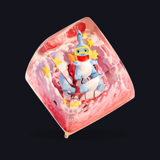 Mudkip Resin Keycap — studio square