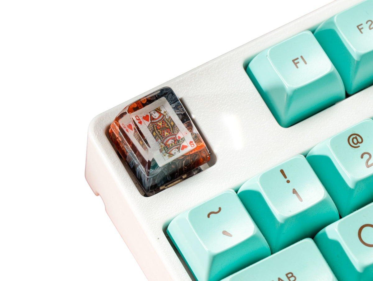 Playing Cards resin artisan keycap