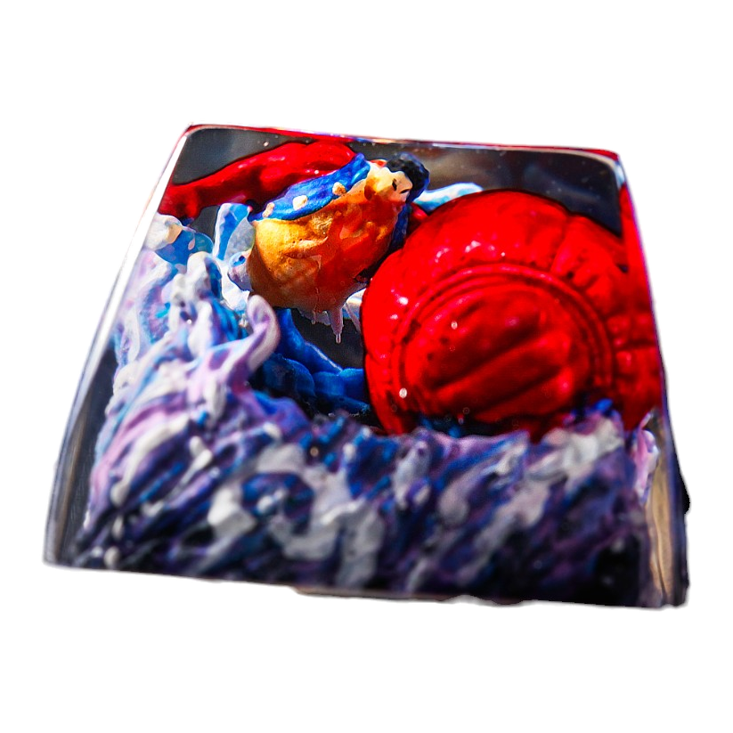 Luffy Waterfall resin artisan keycap