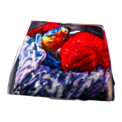 Luffy Waterfall resin artisan keycap