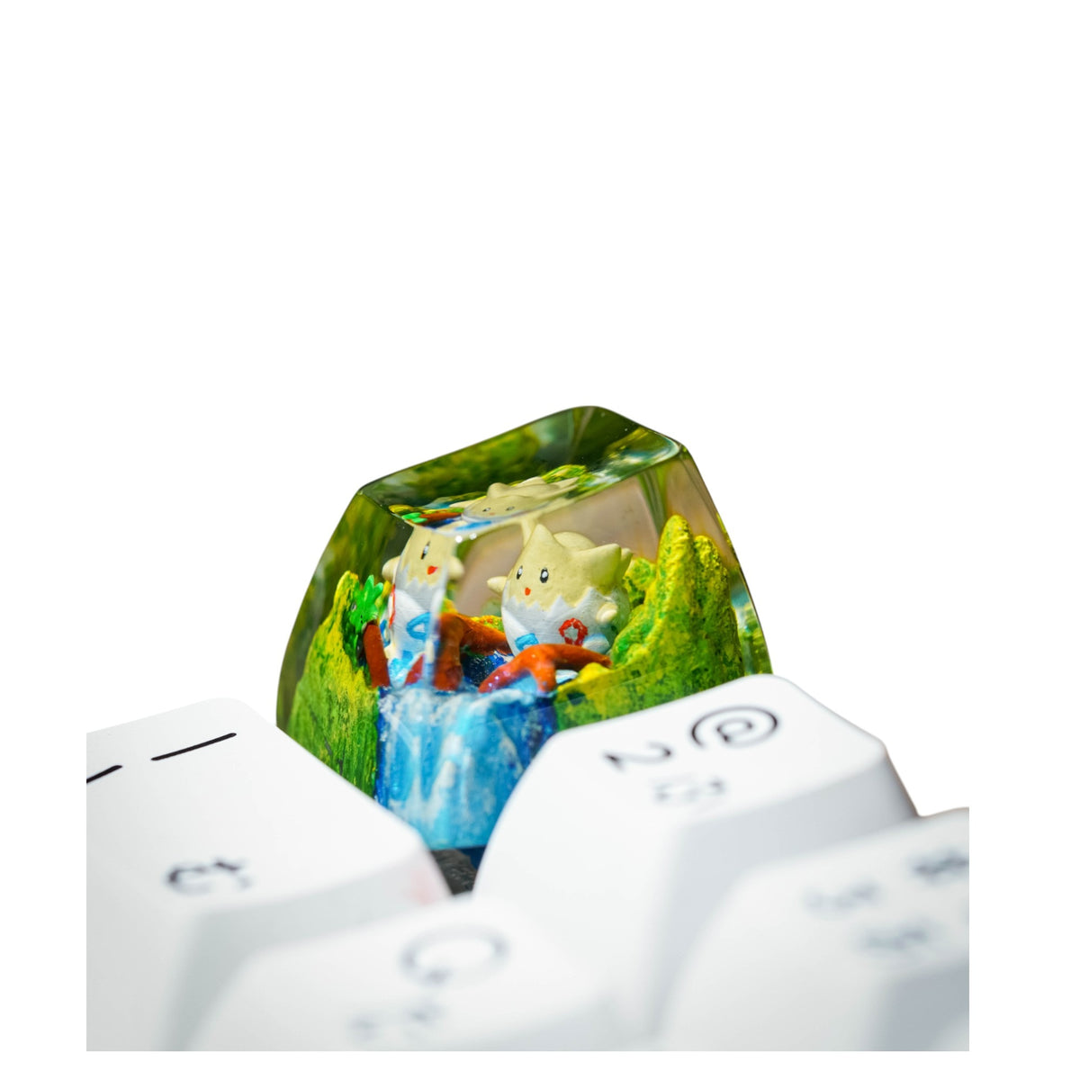 Togepi Meadow Falls resin artisan keycap