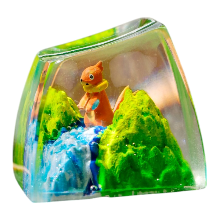 Buizel resin artisan keycap