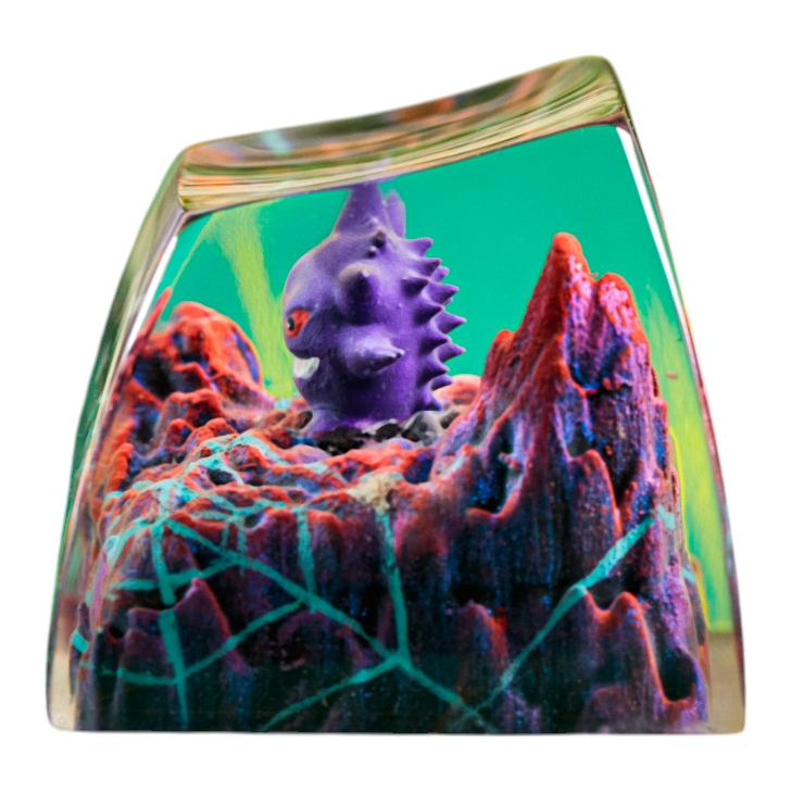 Gengar #2 resin artisan keycap