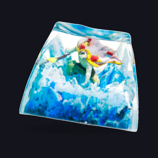 Whitebeard #2 Resin Keycap — studio square