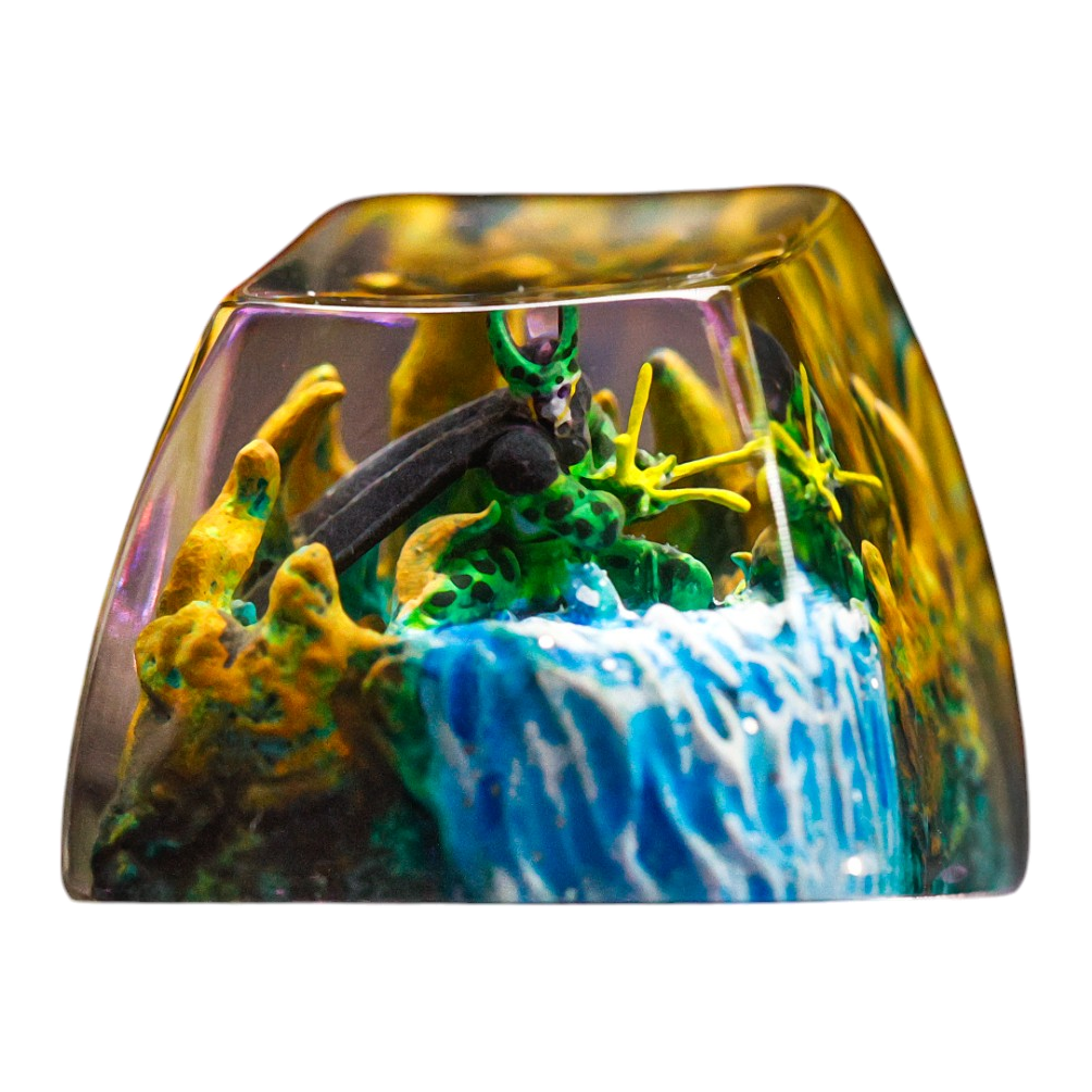 Cell resin artisan keycap