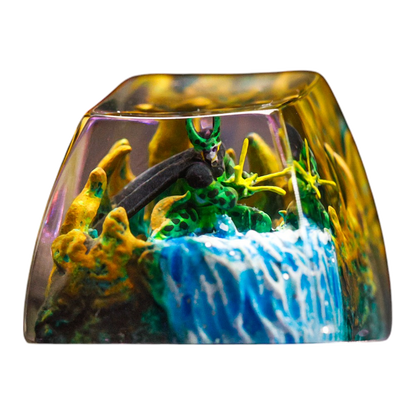Cell resin artisan keycap