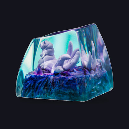 Six-Tails Resin Keycap — studio square