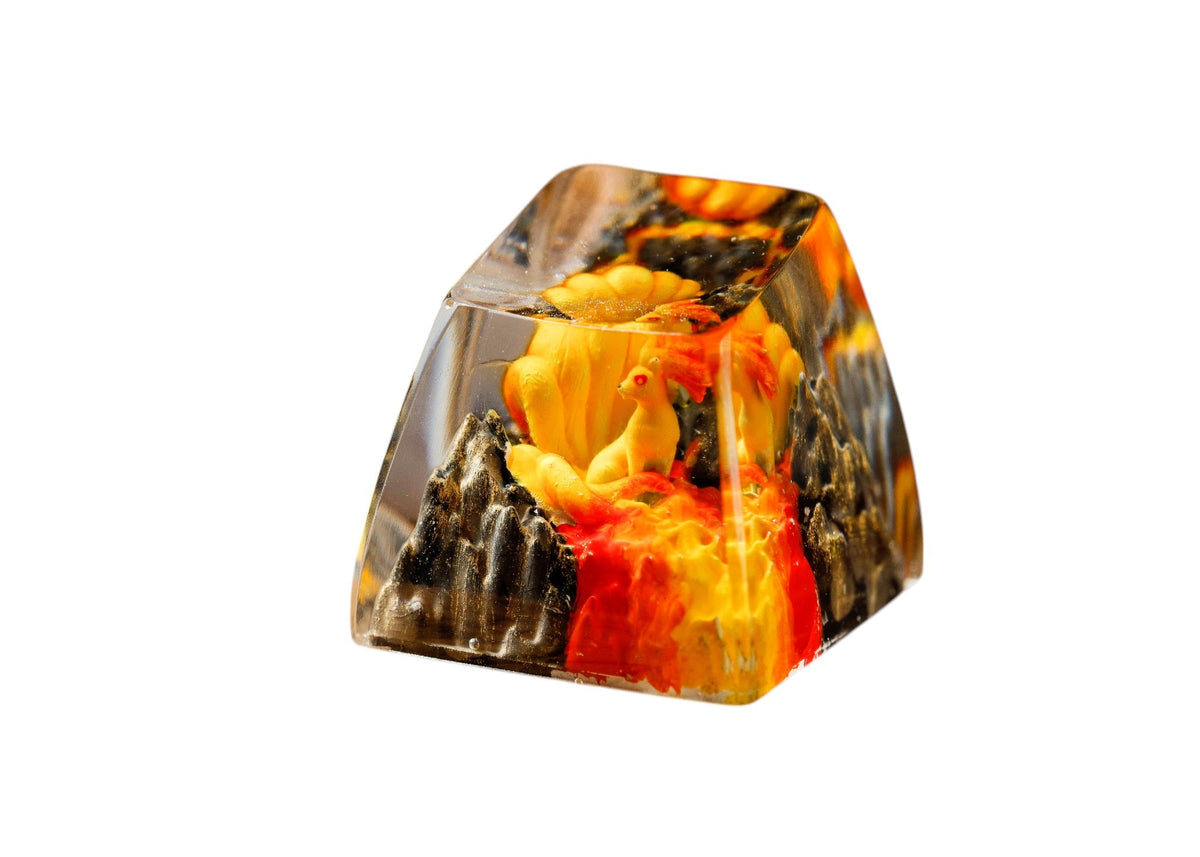Ninetales resin artisan keycap