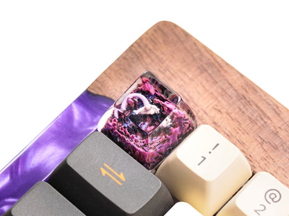 Mewtwo #2 resin artisan keycap