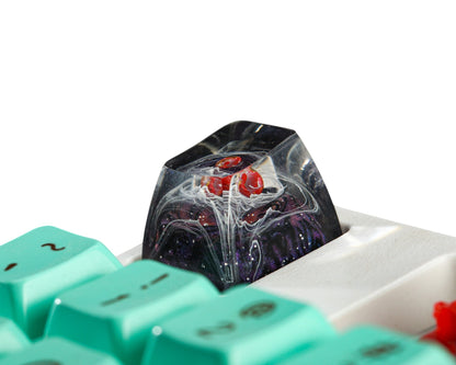 Mars resin artisan keycap