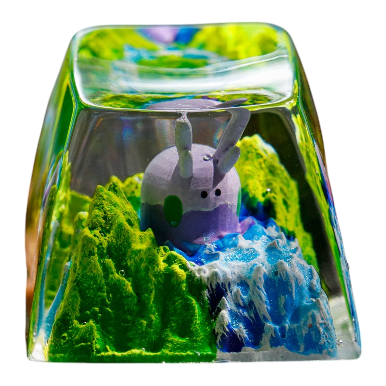 Goomy resin artisan keycap