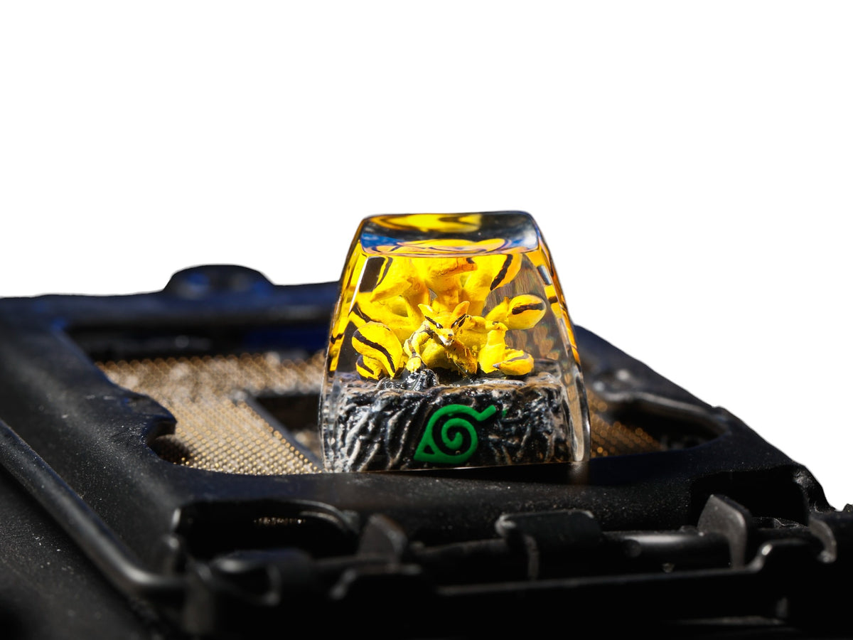 Nine-Tails resin artisan keycap