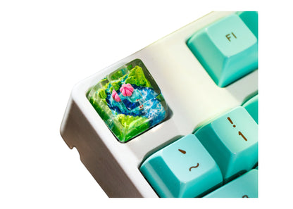 Bulbasaur resin artisan keycap