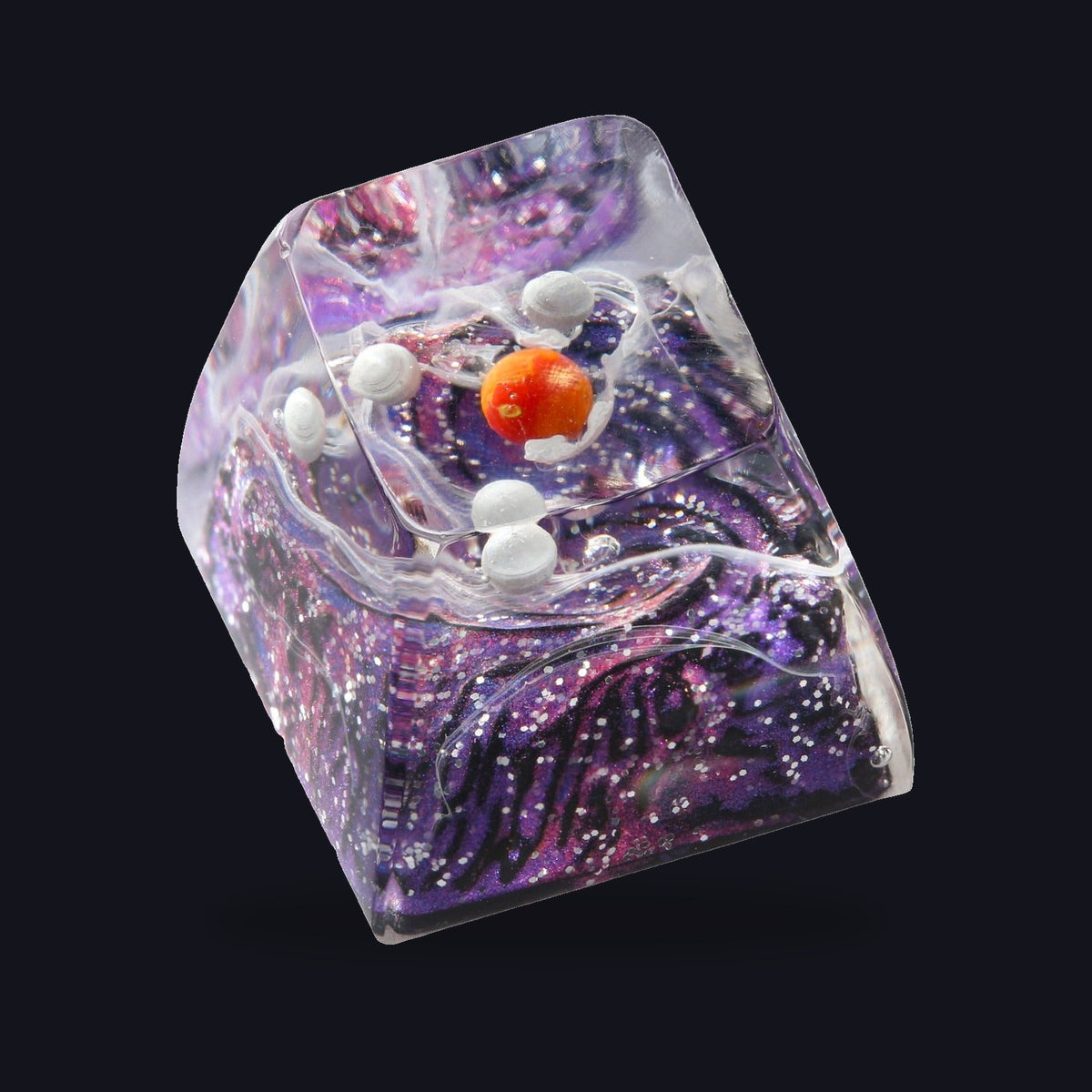 Galaxy #2 Resin Keycap — studio square