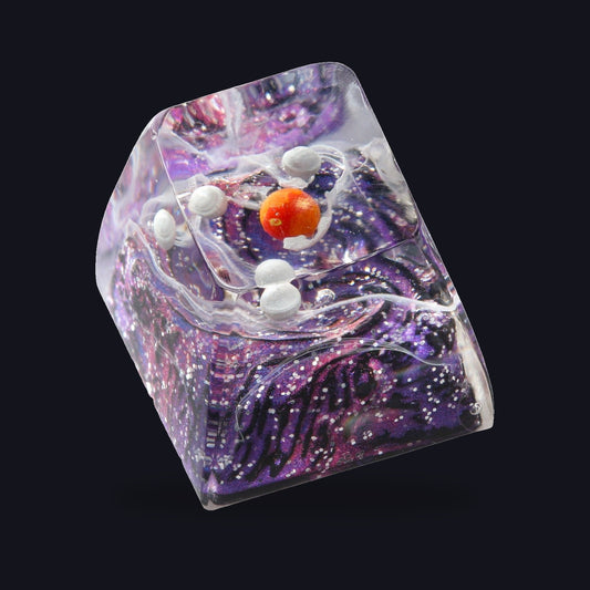 Galaxy #2 Resin Keycap — studio square