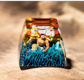 Whitebeard Resin Keycap