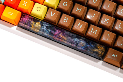 Galaxy resin artisan keycap