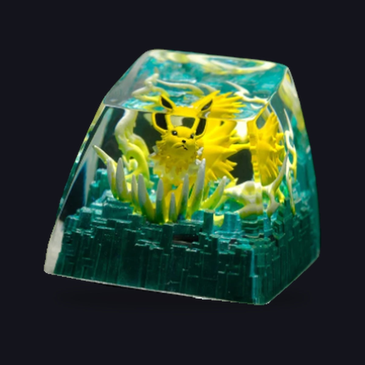 Jolteon Resin Keycap — studio square