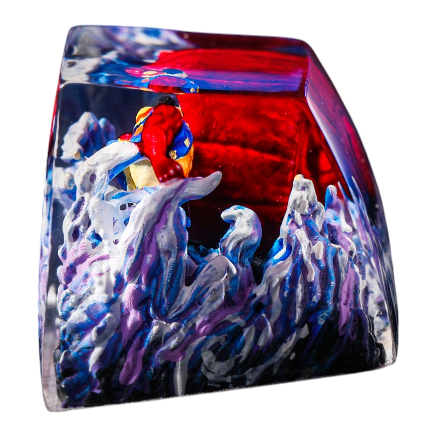 Luffy Waterfall resin artisan keycap