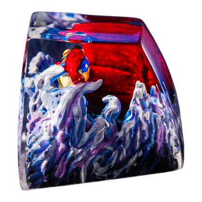 Luffy Waterfall resin artisan keycap