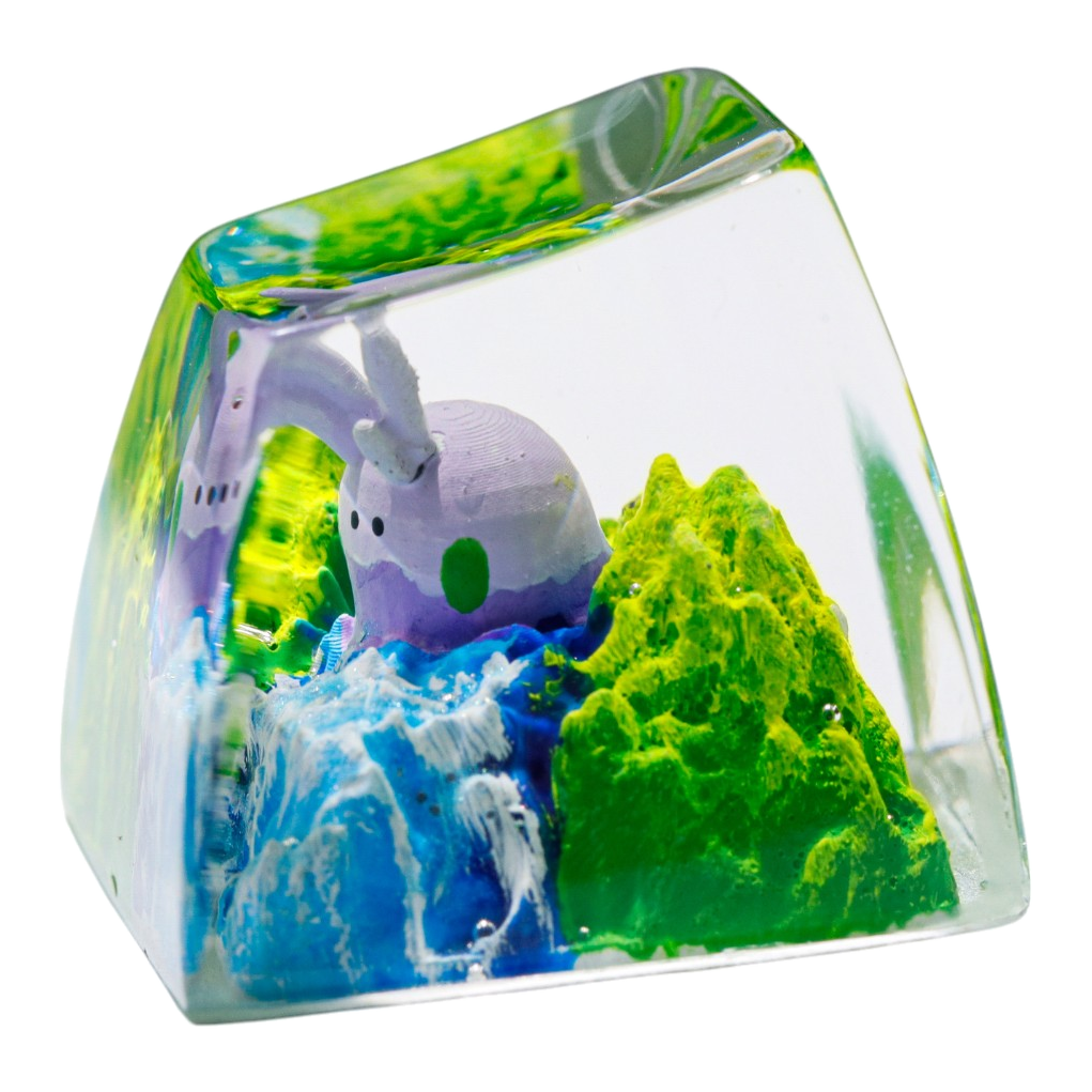 Goomy resin artisan keycap